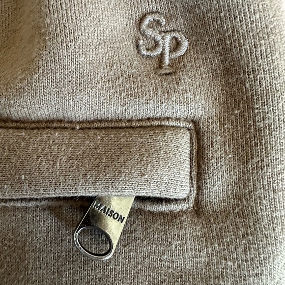 Men's Maison Article x Shoe Palace Heavyweight Fleece Sweat Pants small Brown - Picture 6 of 9